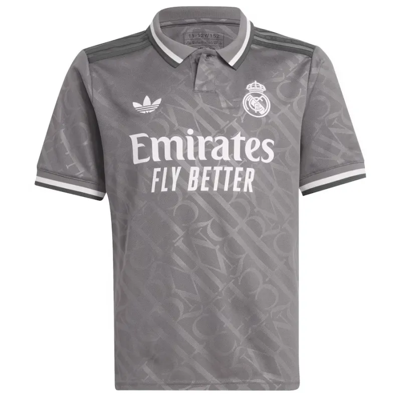 Terza maglia per bambini di Real Madrid 2024/25 - Grigio