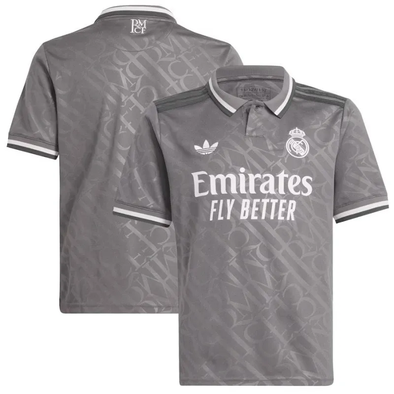 Terza maglia per bambini di Real Madrid 2024/25 - Grigio