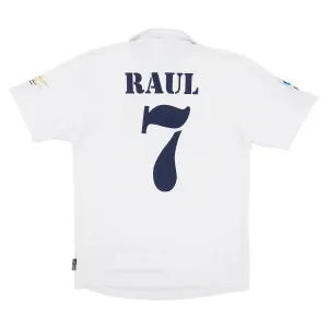 Raúl  Real Madrid Retro Trikot 2002/03 Heimspiel - Weiß