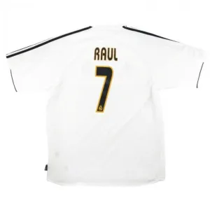 Raúl  Real Madrid Retro Trikot 2003/04 Heimspiel - Weiß