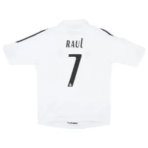 Raúl  Real Madrid Retro Trikot 2005/06 Heimspiel - Weiß