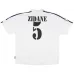Maillot rétro de Zidane  pour le Real Madrid, domicile 2001/02 - Blanc