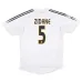 Camisa retro de Zidane  del Real Madrid, local 2004/05 - Blanca
