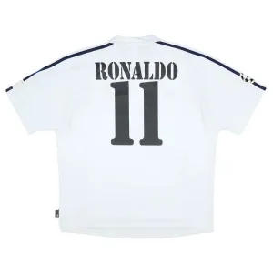 Ronaldo Real Madrid Retro Trikot 2002/03 Heimspiel - Weiß