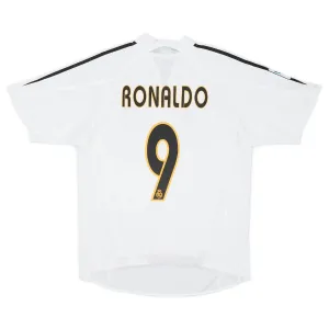 Ronaldo Real Madrid Retro Trikot 2004/05 Heimspiel - Weiß