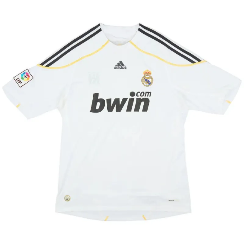 Camisa retro de Ronaldo del Real Madrid, local 2008/09 - Blanca