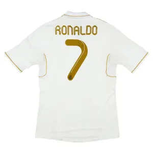 Cristiano  Ronaldo Real Madrid Retro Trikot 2011/12 Heimspiel - Weiß