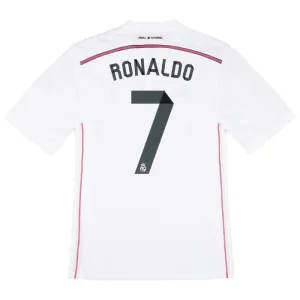 Cristiano  Ronaldo Real Madrid Retro Trikot 2014/15 Heimspiel - Weiß
