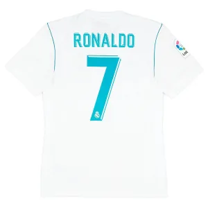 Cristiano  Ronaldo Real Madrid Retro Trikot 2017/18 Heimspiel - Weiß