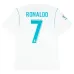 Maglia retro di Cristiano  Ronaldo per il Real Madrid, casa 2017/18 - Bianca