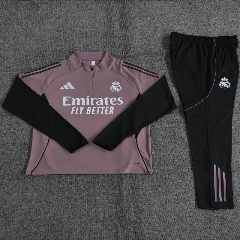 Real Madrid 2025/26 Kinder Sportanzug lila