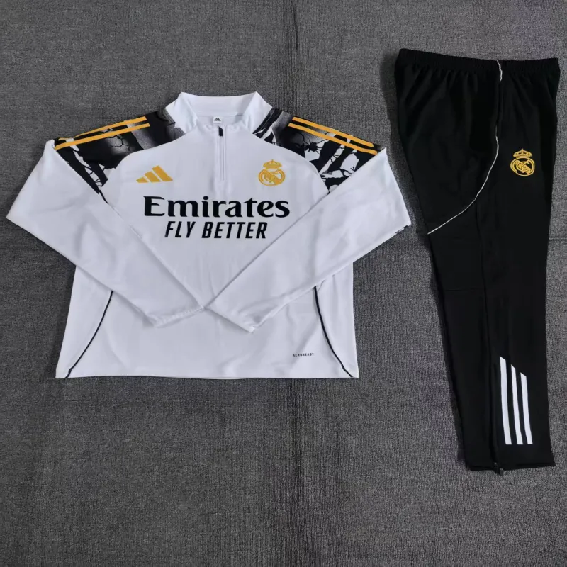 Real Madrid 2025/26 Kinder Sportanzug gelb
