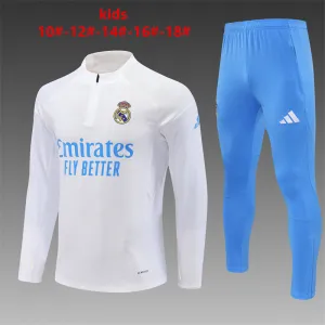 Real Madrid 2025/26 Kinder Sportanzug weiß