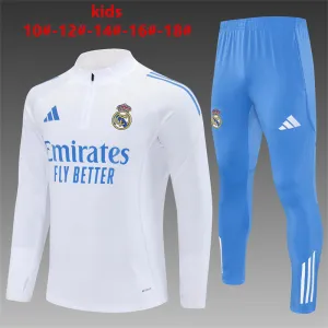 Real Madrid 2025/26 Kinder Sportanzug weiß