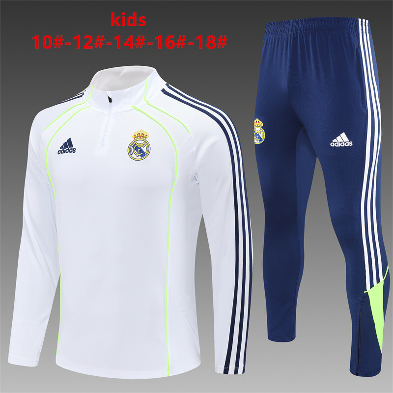 Real Madrid 2025/26 Kinder Sportanzug weiß