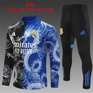 Real Madrid 2025/26 Set Sportivo Bambino nero blu