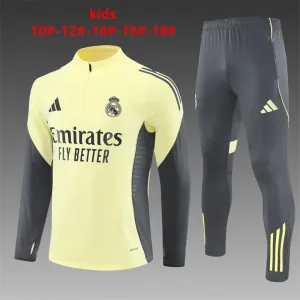 Real Madrid 2025/26 Set Sportivo Bambino giallo