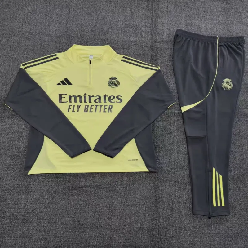 Real Madrid 2025/26 Kinder Sportanzug gelb
