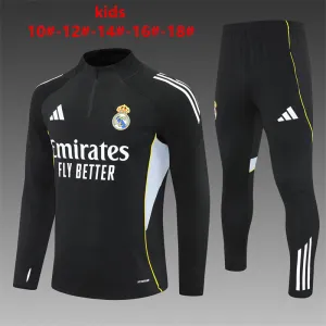 Real Madrid 2025/26 Set Sportivo Bambino nero