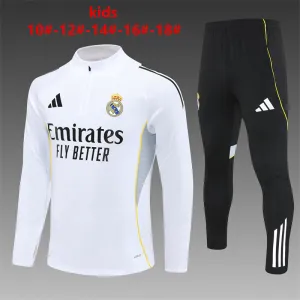 Real Madrid 2025/26 Set Sportivo Bambino bianco