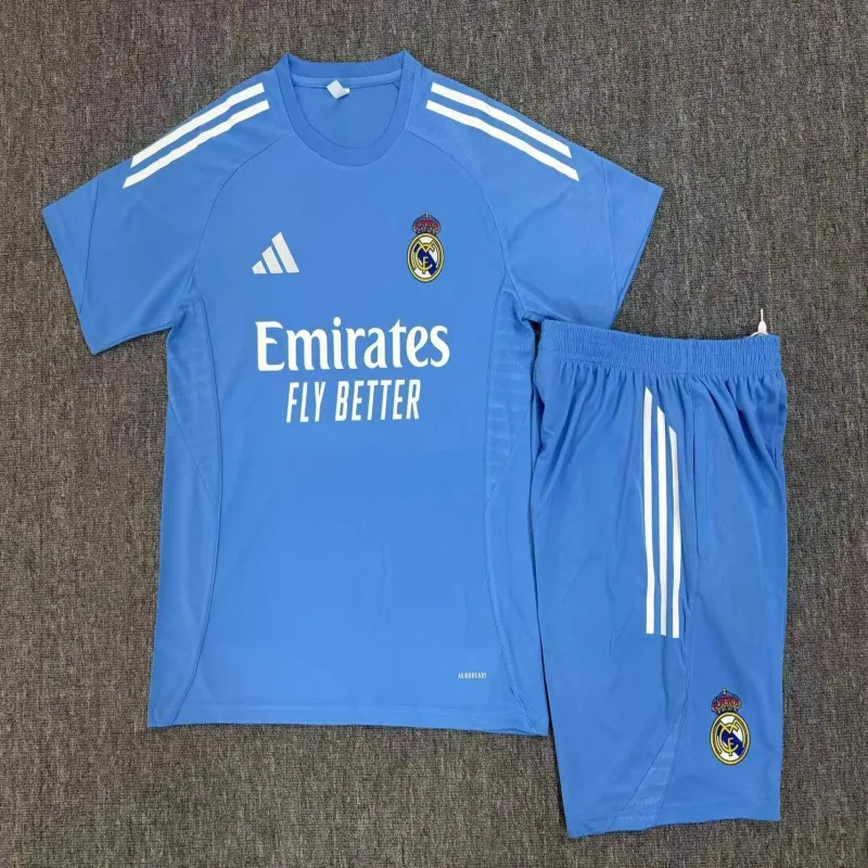 Real Madrid 2025/26 Set Allenamento Bambino blu