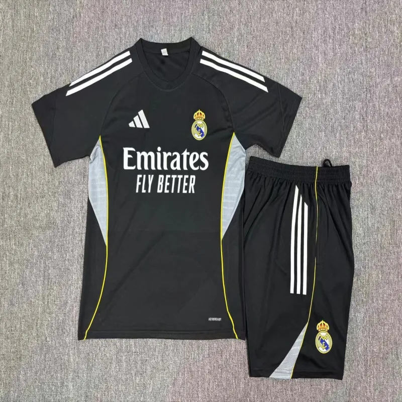 Real Madrid 2025/26 Ensemble Entraînement Enfan noir