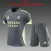 Real Madrid 2025/26 Kinder Trainingsanzug grau