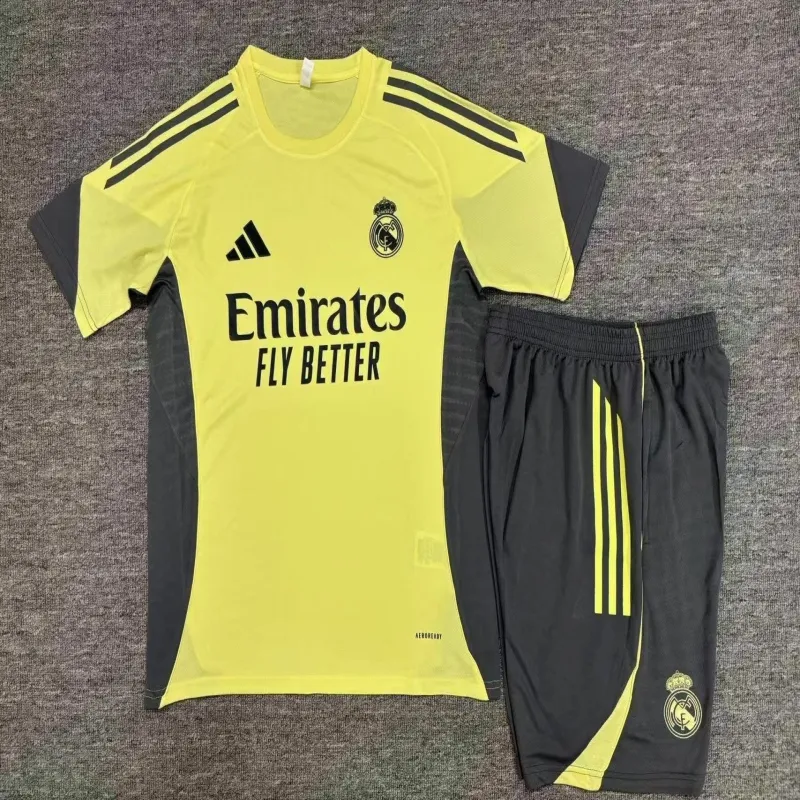 Real Madrid 2025/26 Kinder Trainingsanzug gelb
