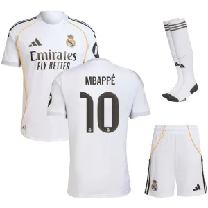 Real Madrid MBAPPÉ Kinder-Heim-Kit 2025/26 - Weiß
