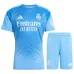 Camiseta + Pantaloncillos infantil portero de local de la Real Madrid CF 2025/26 - Azul