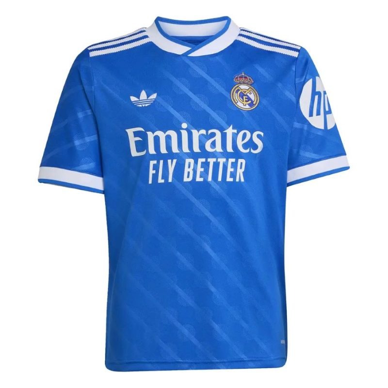 Real Madrid 2025/26 Drittes Kindertrikot – Blau