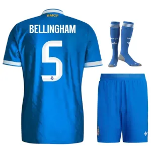 Real Madrid BELLINGHAM 2025/26 Drittes Kinder-Kit – Blau
