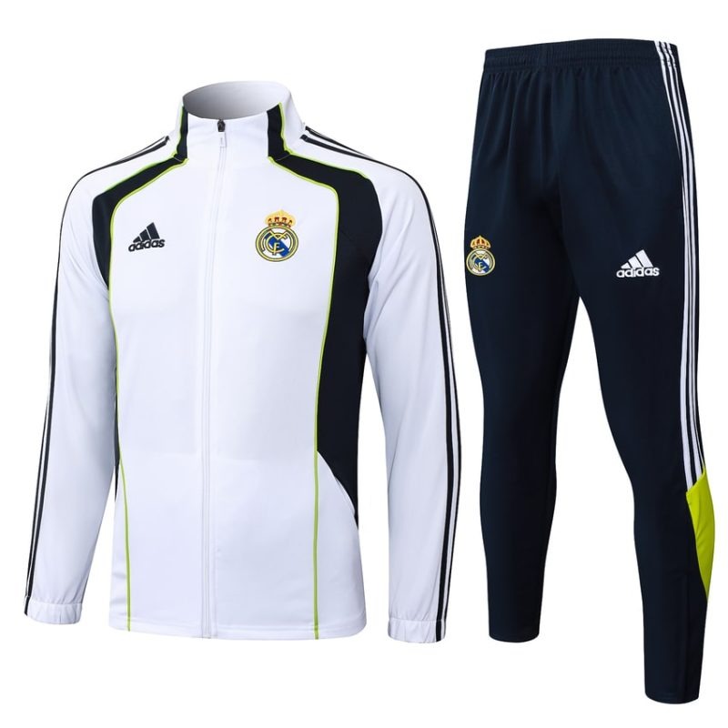 Giacca Sportiva Real Madrid 2025/26 - Bianco/Nero