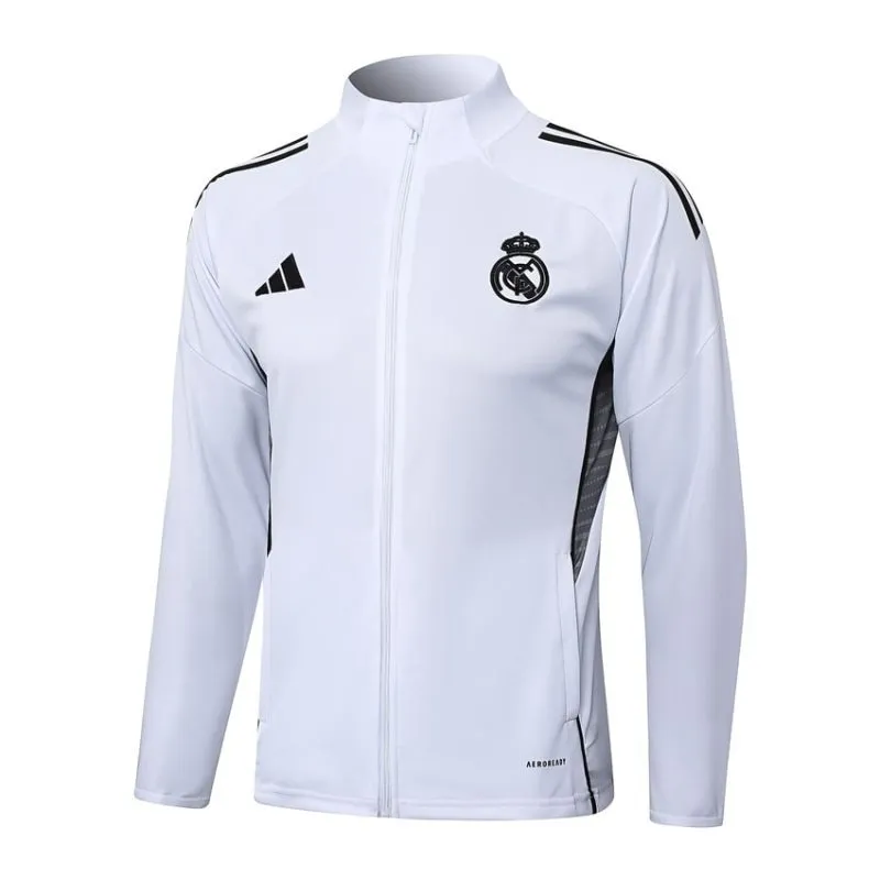 Giacca Sportiva Real Madrid 2025/26 - Bianco