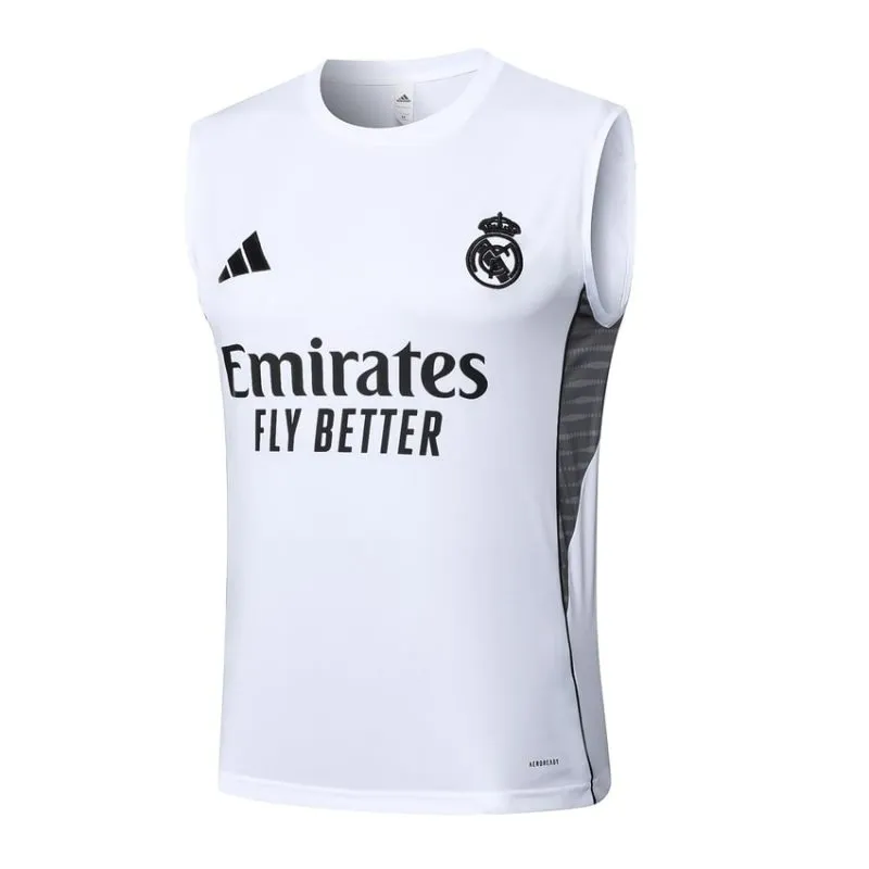 Ensemble Short et Débardeur Real Madrid 2025/26 - Blanc