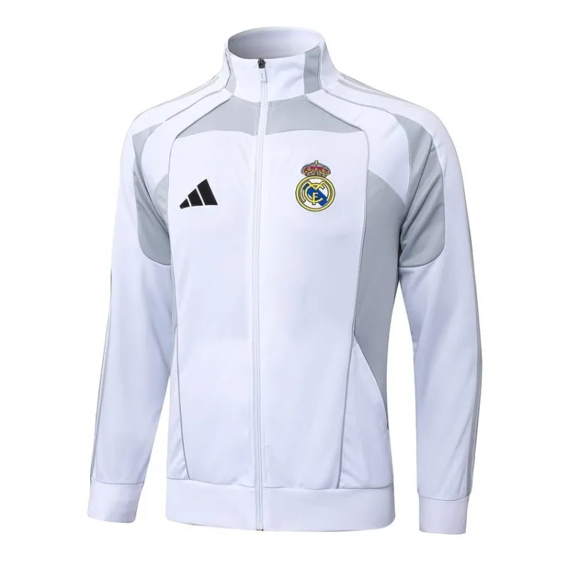 Giacca Sportiva Real Madrid 2025/26 - Bianco