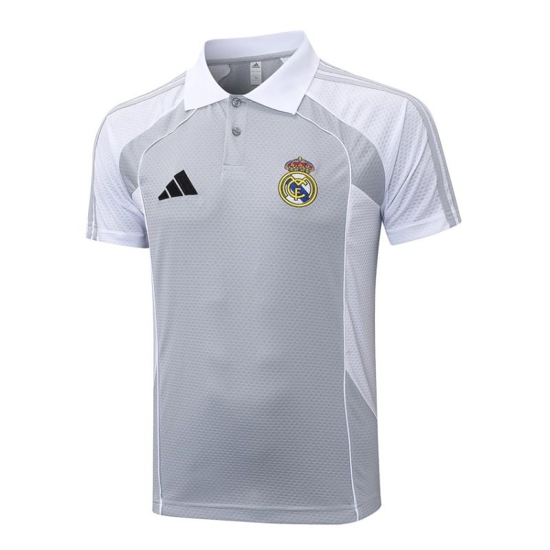 Real Madrid 2025/26 Sport-Polo - Grau