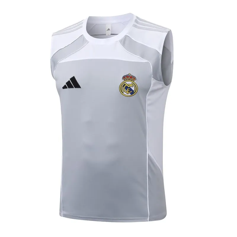 Ensemble Short et Débardeur Real Madrid 2025/26 - Gris