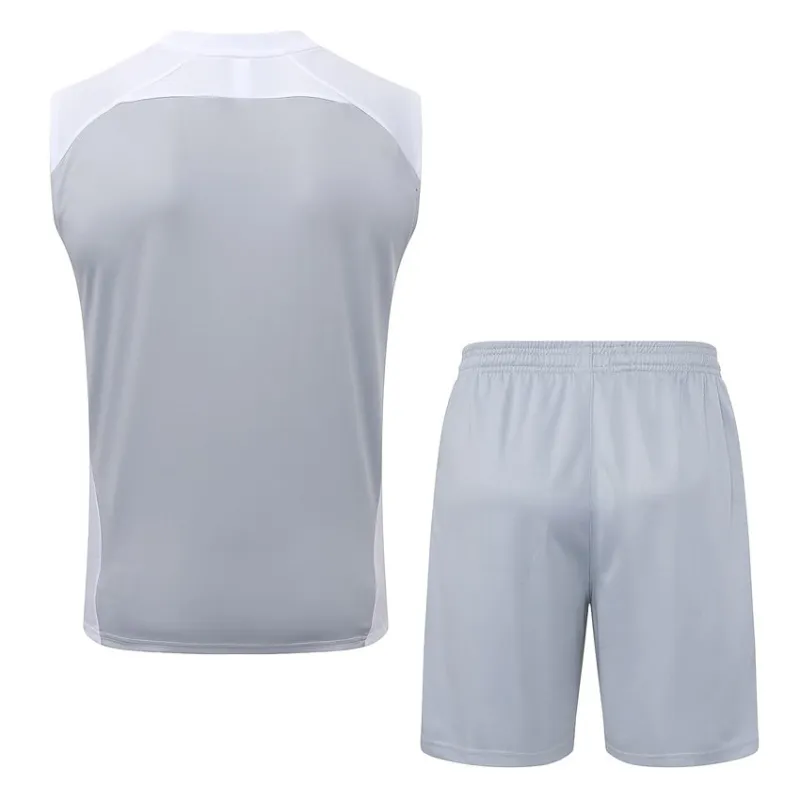 Ensemble Short et Débardeur Real Madrid 2025/26 - Gris