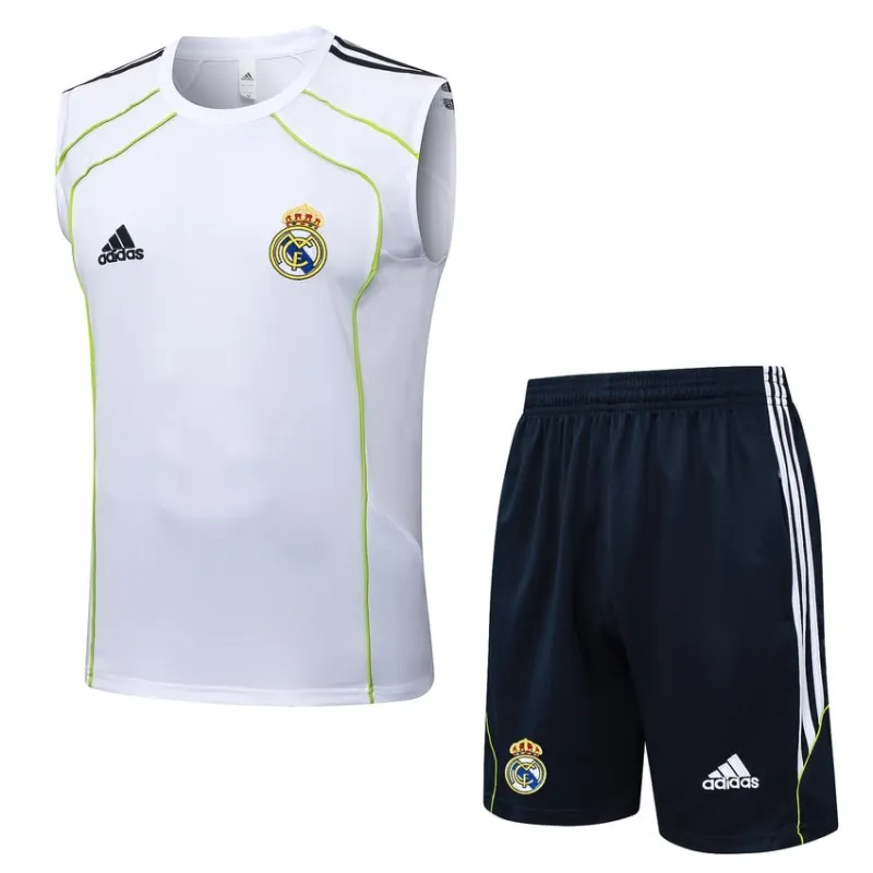 Ensemble Short et Débardeur Real Madrid 2025/26 - Blanc