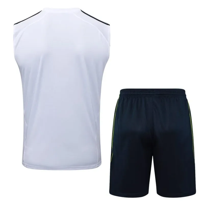 Ensemble Short et Débardeur Real Madrid 2025/26 - Blanc