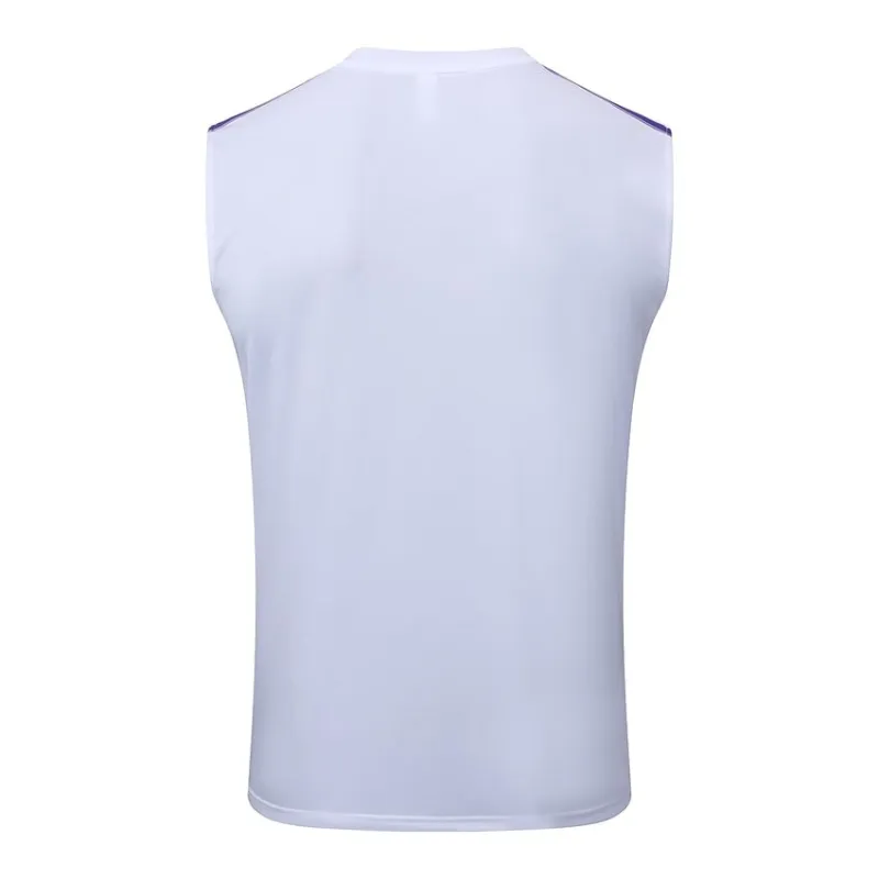 Ensemble Short & Débardeur Real Madrid 2025/26 - Blanc/Violet