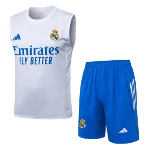 Set Pantaloncini & Canotta Real Madrid 2025/26 - Bianco/Blu