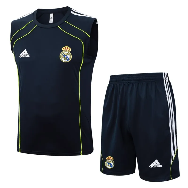 Ensemble Short & Débardeur Real Madrid 2025/26 - Noir
