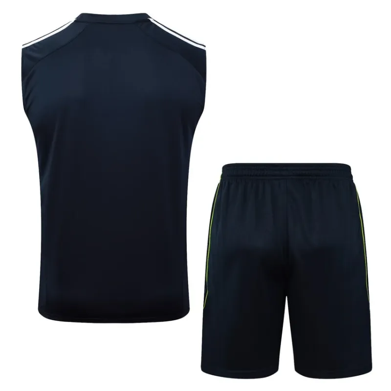 Ensemble Short & Débardeur Real Madrid 2025/26 - Noir