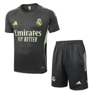 Maglia + Pantaloncini Allenamento Real Madrid 2025/26 - Nero
