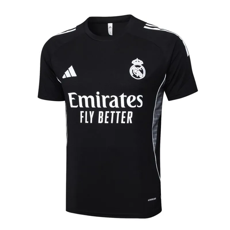 Camiseta + Pantalón de Entrenamiento Real Madrid 2025/26 - Negro