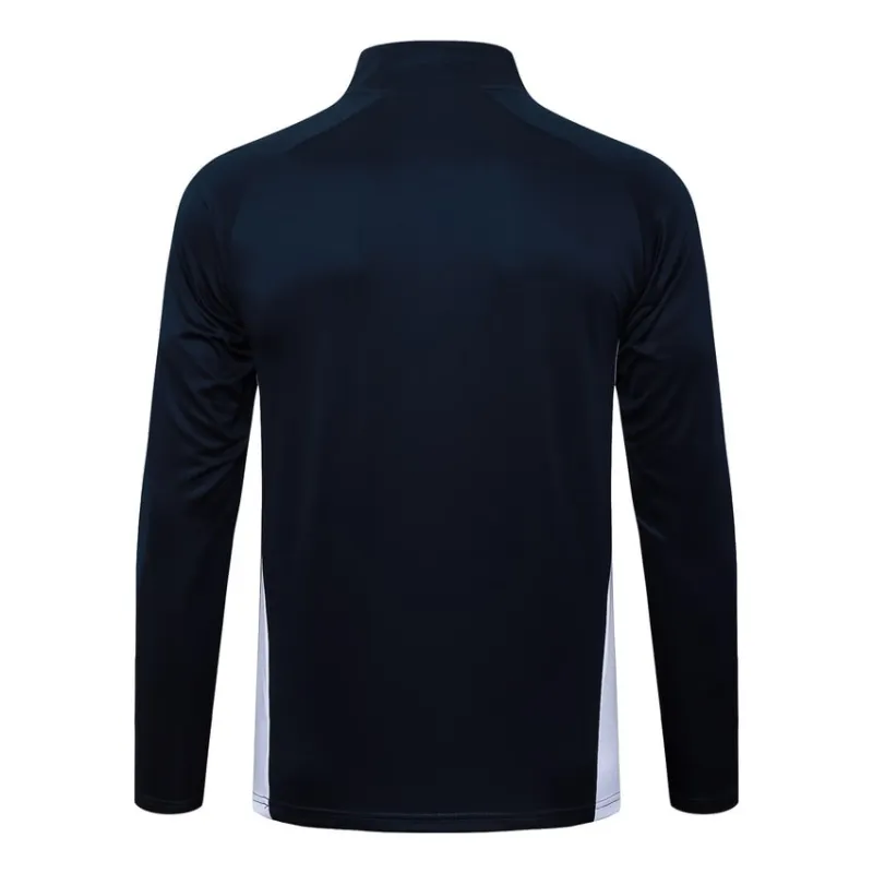 Chándal Real Madrid 2025/26 - Negro/Blanco