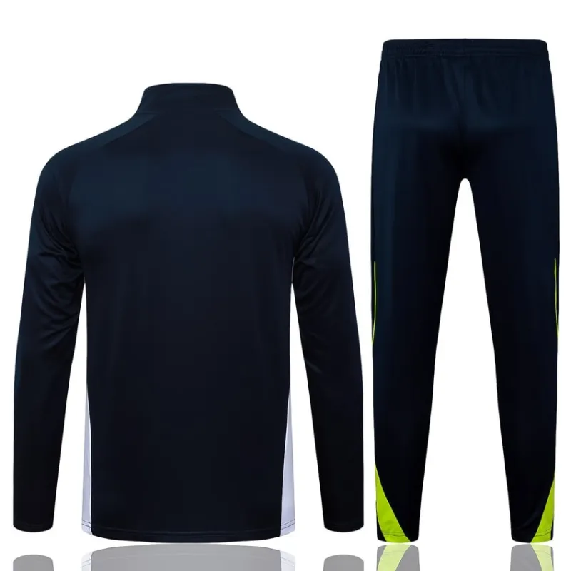 Chándal Real Madrid 2025/26 - Negro/Blanco