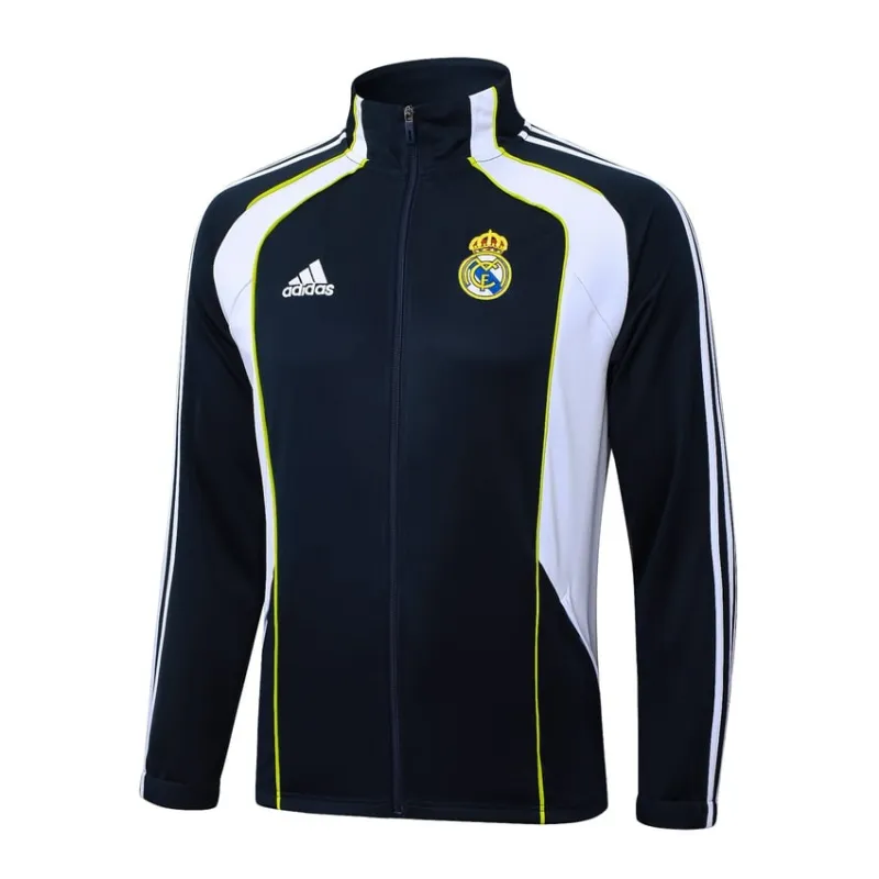 Giacca Sportiva Real Madrid 2025/26 - Nero/Bianco